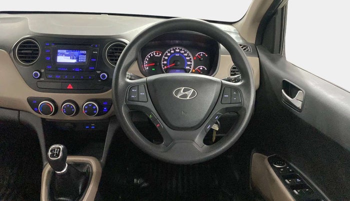 2015 Hyundai Grand i10 SPORTZ 1.2 KAPPA VTVT, Petrol, Manual, 38,530 km, Steering Wheel Close Up