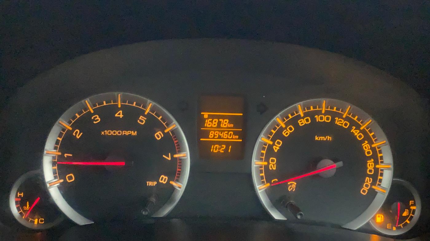 2013 Maruti Swift VXI, Petrol, Manual, 89,460 km, Odometer Image