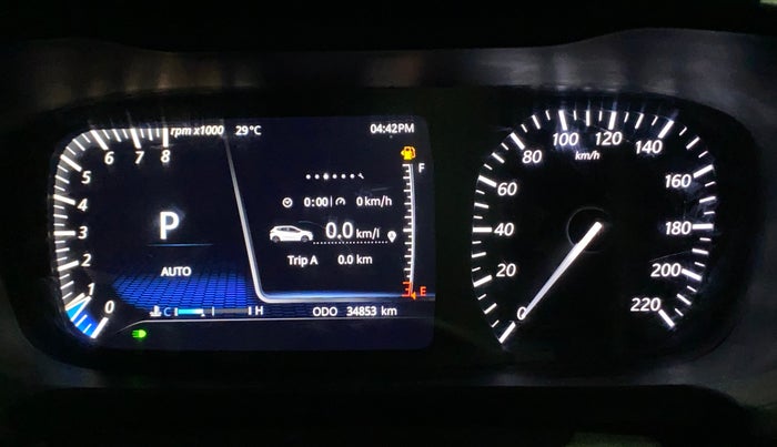 2022 Tata ALTROZ XZA, Petrol, Automatic, 35,026 km, Odometer Image