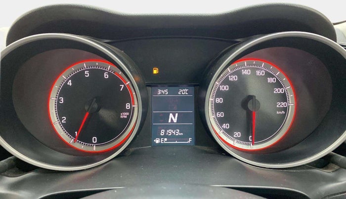 2020 Maruti Swift ZXI PLUS AMT, Petrol, Automatic, 81,910 km, Odometer Image