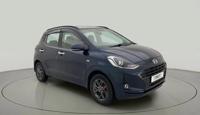 2021 Hyundai GRAND I10 NIOS SPORTZ AMT 1.2 KAPPA VTVT, Petrol, Automatic, 15,569 km, Right Front Diagonal