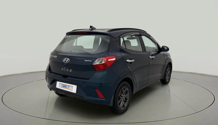 2021 Hyundai GRAND I10 NIOS SPORTZ AMT 1.2 KAPPA VTVT, Petrol, Automatic, 15,569 km, Right Back Diagonal