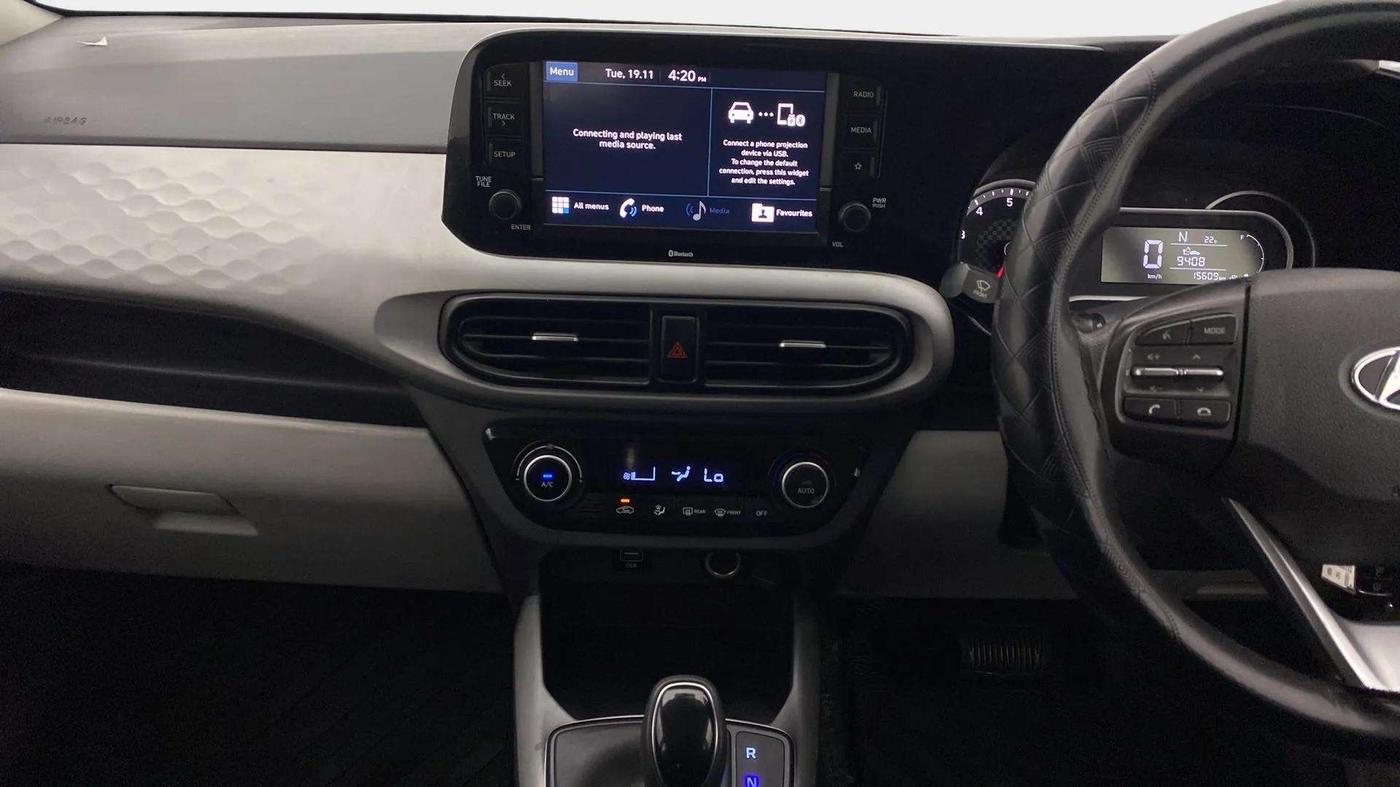 2021 Hyundai GRAND I10 NIOS SPORTZ AMT 1.2 KAPPA VTVT, Petrol, Automatic, 15,569 km, Air Conditioner