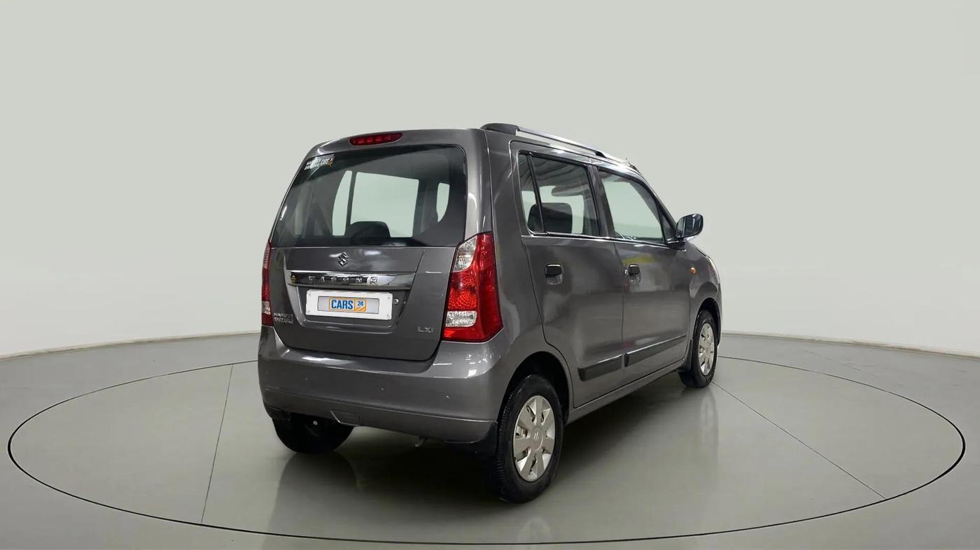 2013 Maruti Wagon R 1.0 LXI, Petrol, Manual, 76,233 km, Right Back Diagonal