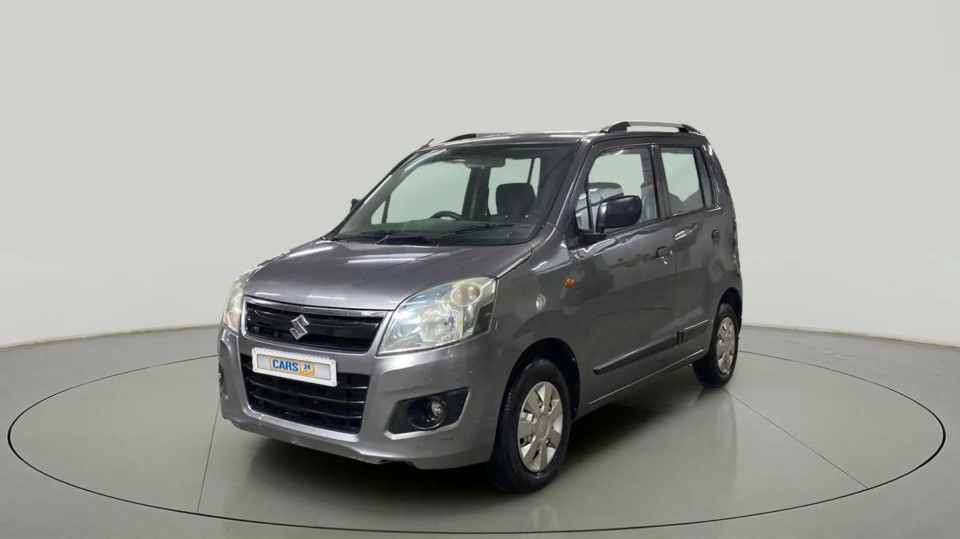 2013 Maruti Wagon R 1.0 LXI, Petrol, Manual, 76,233 km, Left Front Diagonal
