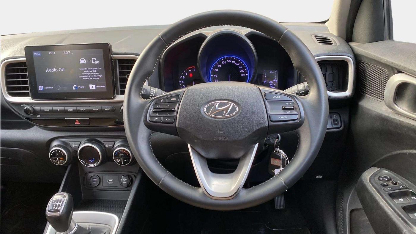 2019 Hyundai VENUE SX 1.0 TURBO, Petrol, Manual, 26,879 km, Steering Wheel Close Up