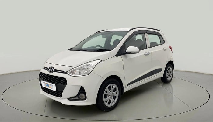 2018 Hyundai Grand i10 SPORTZ 1.2 KAPPA VTVT, Petrol, Manual, 33,924 km, Left Front Diagonal
