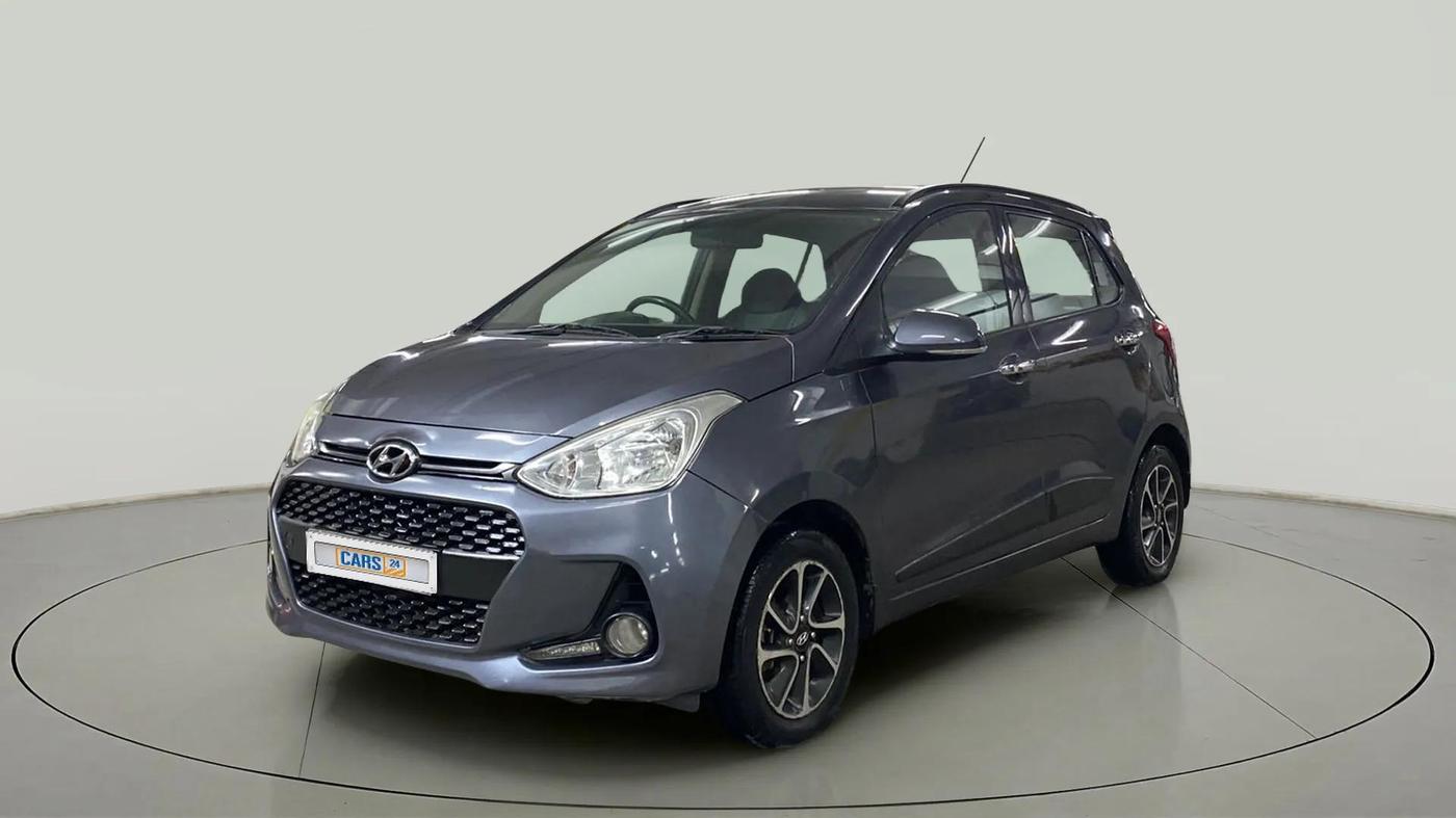 2017 Hyundai Grand i10 ASTA 1.2 KAPPA VTVT, Petrol, Manual, 54,608 km, Left Front Diagonal