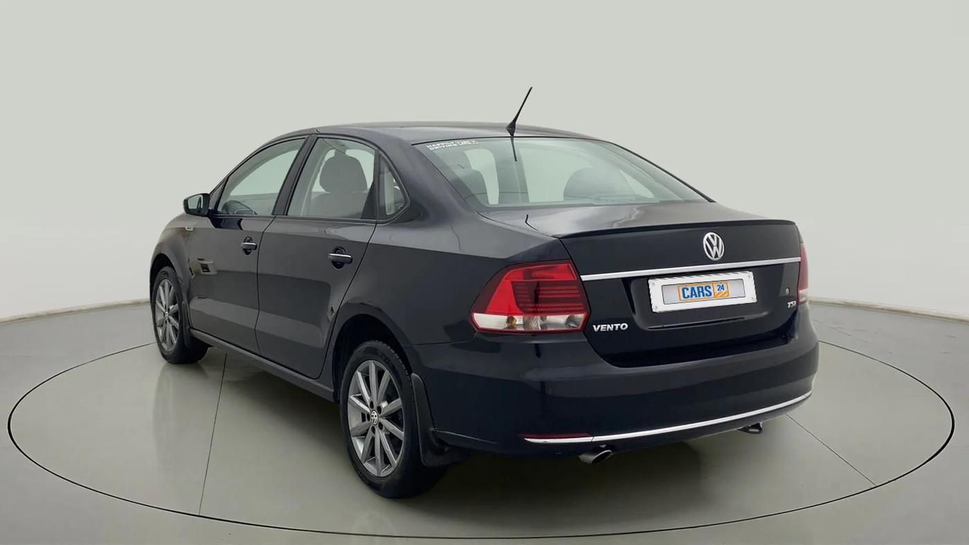 2019 Volkswagen Vento HIGHLINE PLUS 1.2 AT, Petrol, Automatic, 22,553 km, Left Back Diagonal