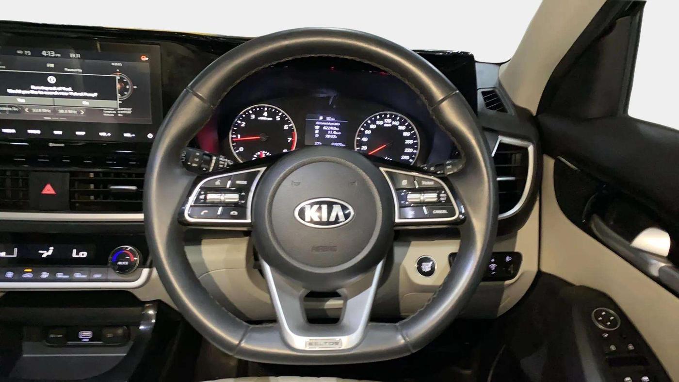2020 KIA SELTOS HTX 1.5 PETROL, Petrol, Manual, 31,340 km, Steering Wheel Close Up