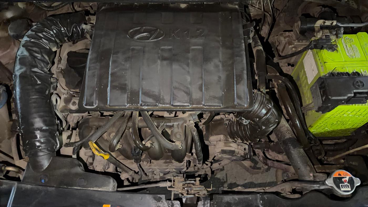 2021 Hyundai AURA S 1.2 CNG, CNG, Manual, 64,674 km, Engine View