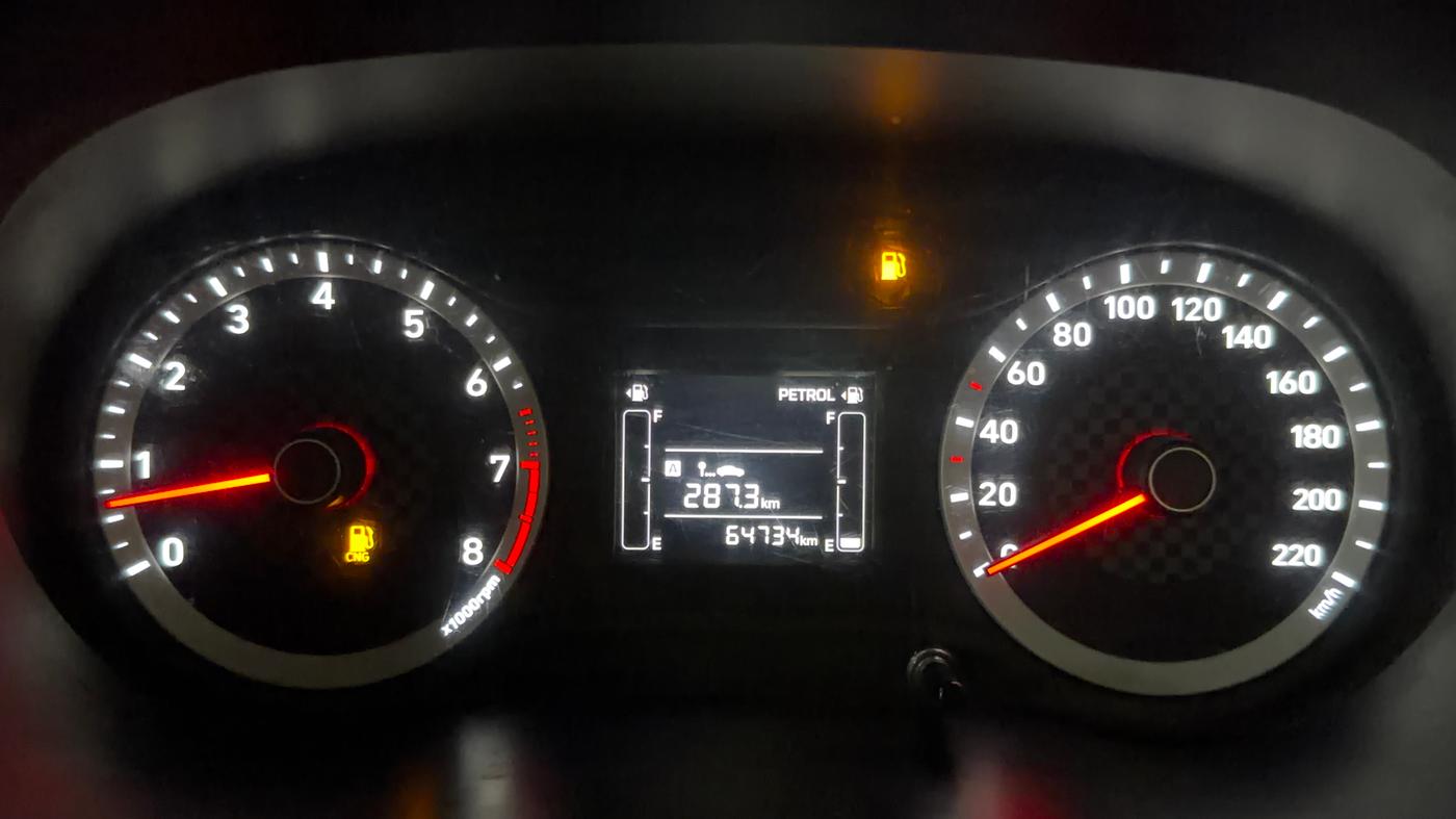 2021 Hyundai AURA S 1.2 CNG, CNG, Manual, 64,674 km, Odometer Image