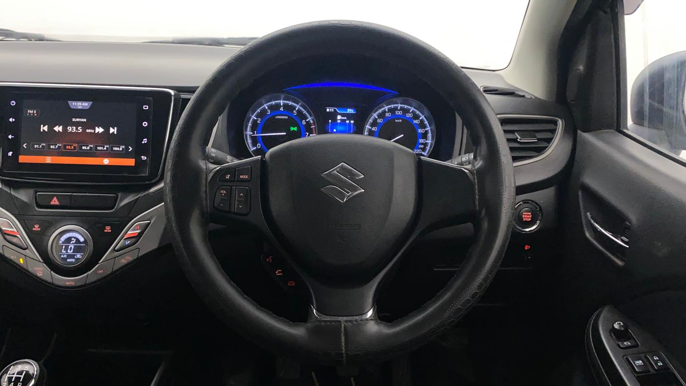 2020 Maruti Baleno ZETA PETROL 1.2, Petrol, Manual, 40,310 km, Steering Wheel Close Up