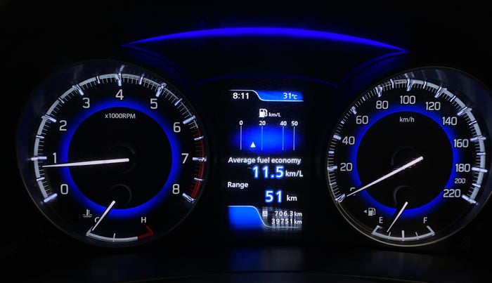 2020 Maruti Baleno ZETA PETROL 1.2, Petrol, Manual, 40,300 km, Odometer Image