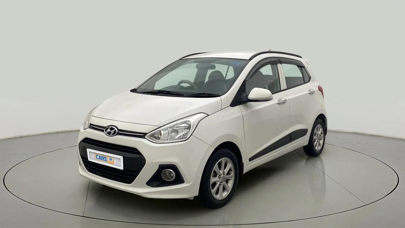2014 Hyundai Grand i10 ASTA AT 1.2 KAPPA VTVT, Petrol, Automatic, 72,574 km, Left Front Diagonal