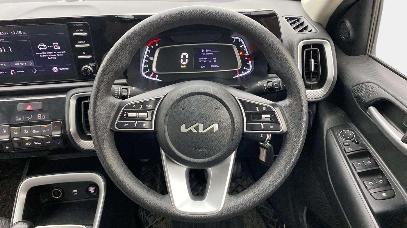 2022 KIA SONET HTK PLUS 1.2, Petrol, Manual, 29,076 km, Steering Wheel Close Up