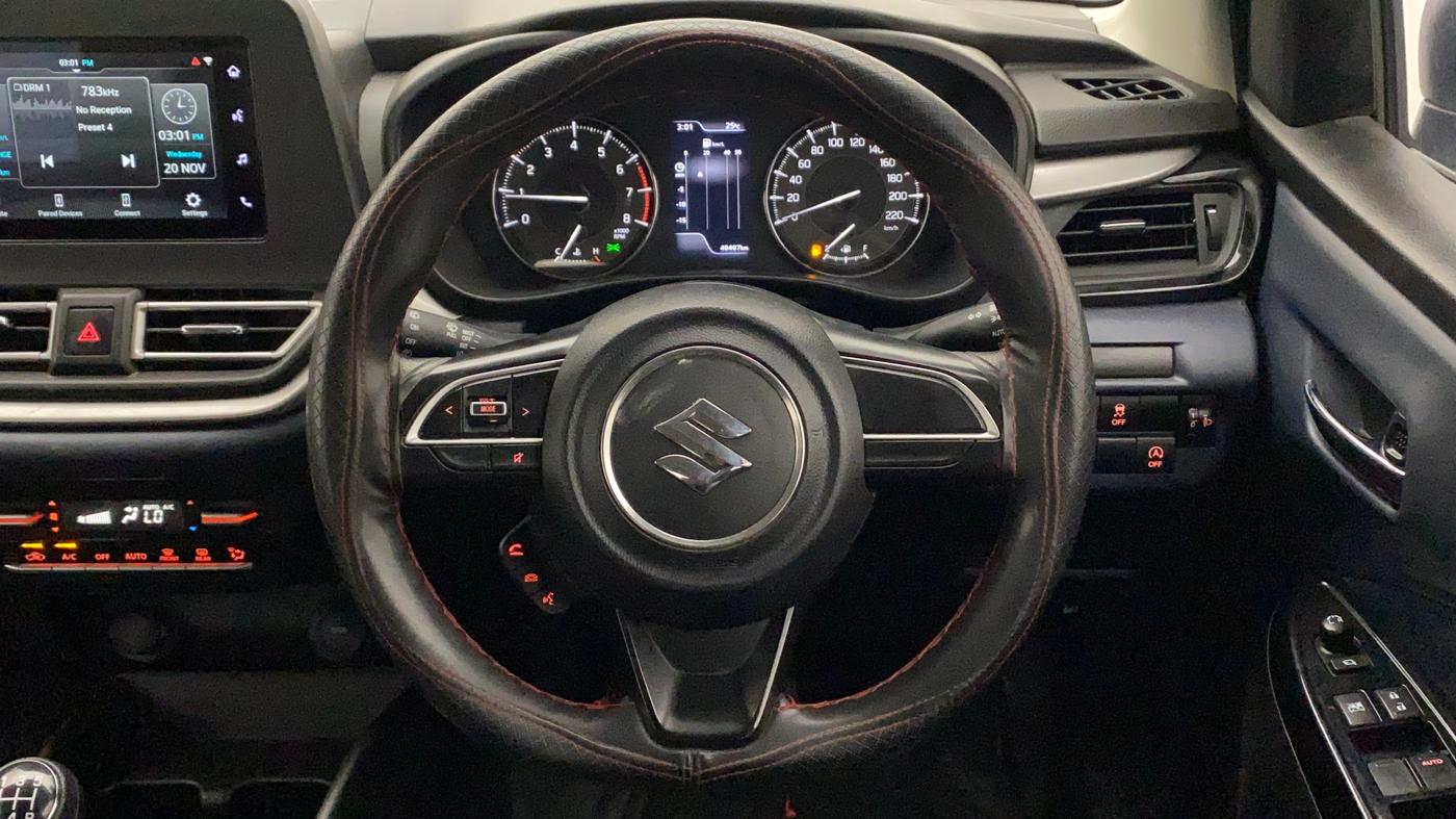 2023 Maruti Baleno ZETA PETROL 1.2, Petrol, Manual, 40,535 km, Steering Wheel Close Up