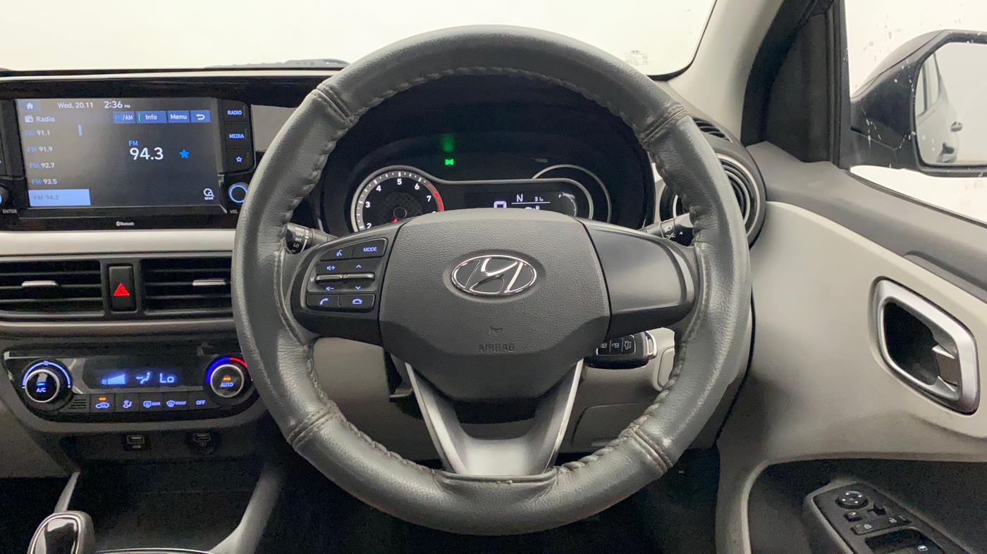 2019 Hyundai GRAND I10 NIOS SPORTZ AMT 1.2 KAPPA VTVT, Petrol, Automatic, 32,975 km, Steering Wheel Close Up