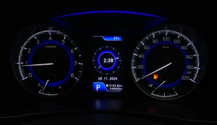 2018 Maruti Baleno ALPHA CVT PETROL 1.2, Petrol, Automatic, 34,932 km, Odometer Image