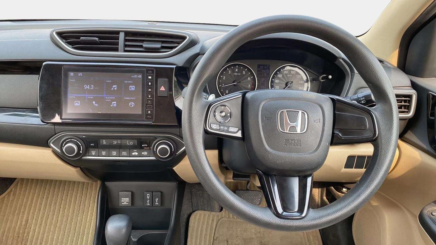 2020 Honda Amaze 1.2L I-VTEC VX CVT, Petrol, Automatic, 21,301 km, Steering Wheel Close Up