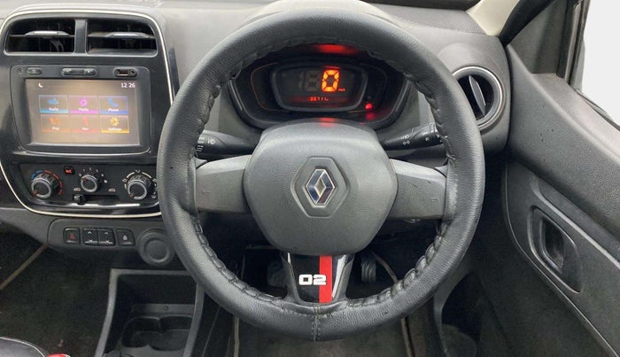 2017 Renault Kwid 1.0 RXT 02 Anniversary Edition, Petrol, Manual, 86,669 km, Steering Wheel Close Up