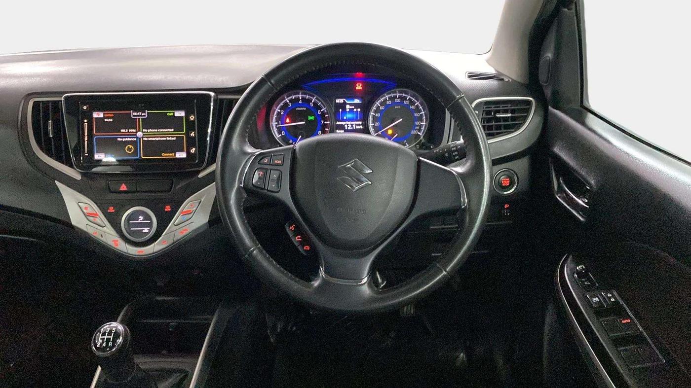 2018 Maruti Baleno ALPHA PETROL 1.2, Petrol, Manual, 33,601 km, Steering Wheel Close Up