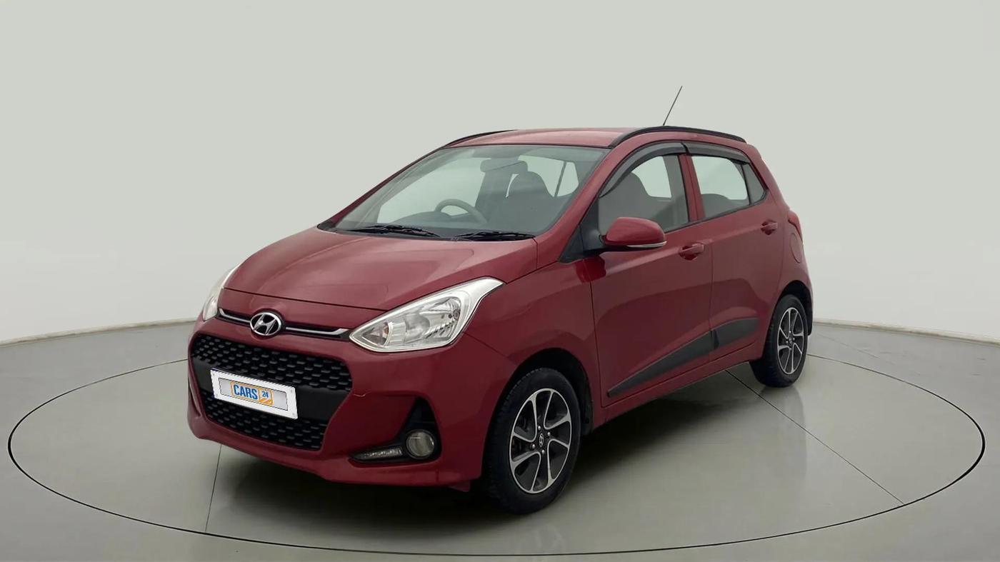 2017 Hyundai Grand i10 SPORTZ (O) AT 1.2 KAPPA VTVT, Petrol, Automatic, 34,032 km, Left Front Diagonal