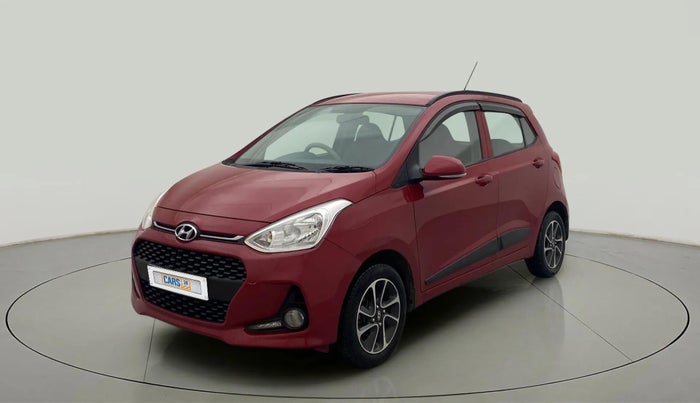 2017 Hyundai Grand i10 SPORTZ (O) AT 1.2 KAPPA VTVT, Petrol, Automatic, 34,032 km, Left Front Diagonal