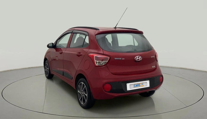 2017 Hyundai Grand i10 SPORTZ (O) AT 1.2 KAPPA VTVT, Petrol, Automatic, 34,032 km, Left Back Diagonal