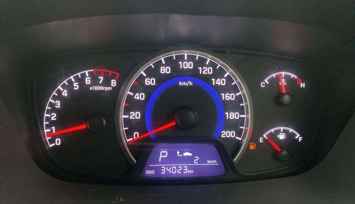 2017 Hyundai Grand i10 SPORTZ (O) AT 1.2 KAPPA VTVT, Petrol, Automatic, 34,032 km, Odometer Image