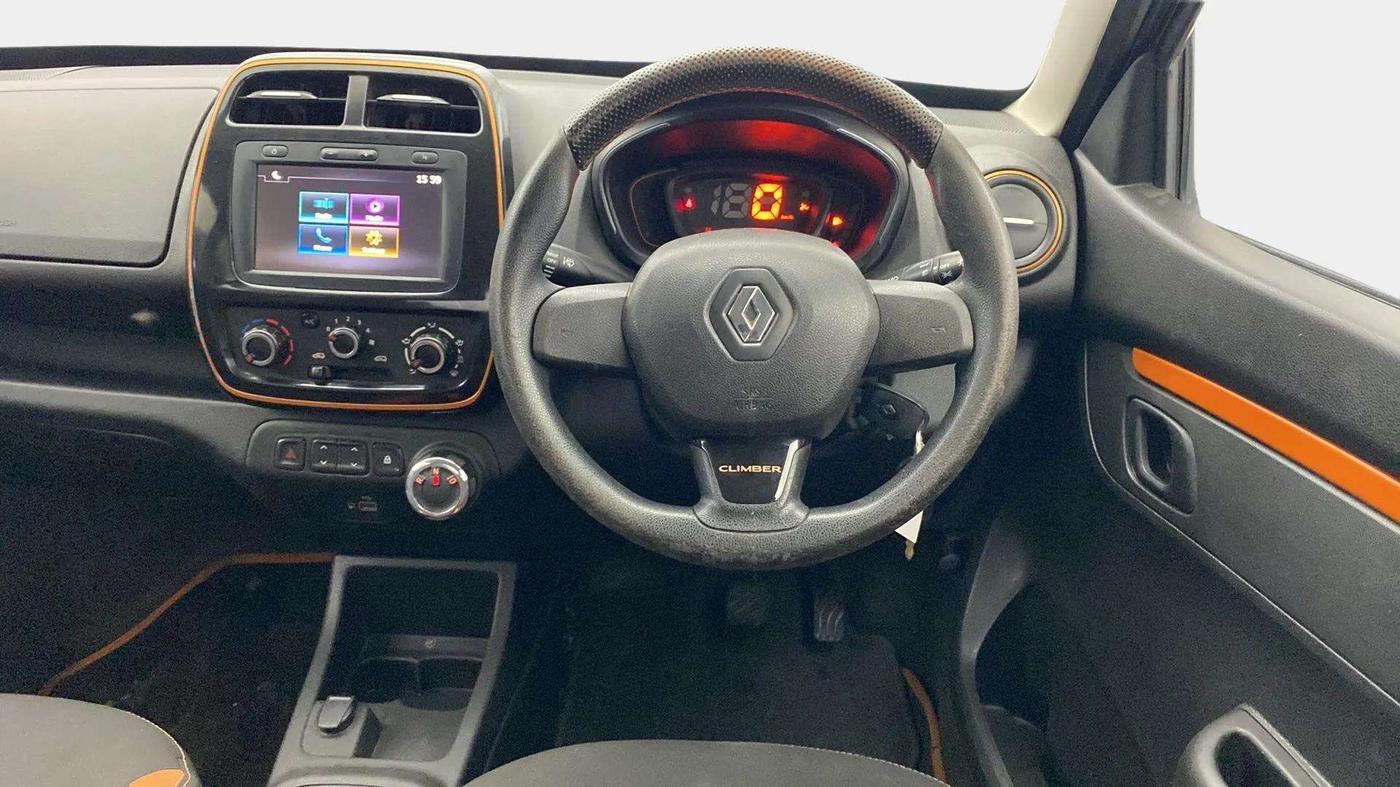 2019 Renault Kwid CLIMBER 1.0 AMT, Petrol, Automatic, 77,266 km, Steering Wheel Close Up