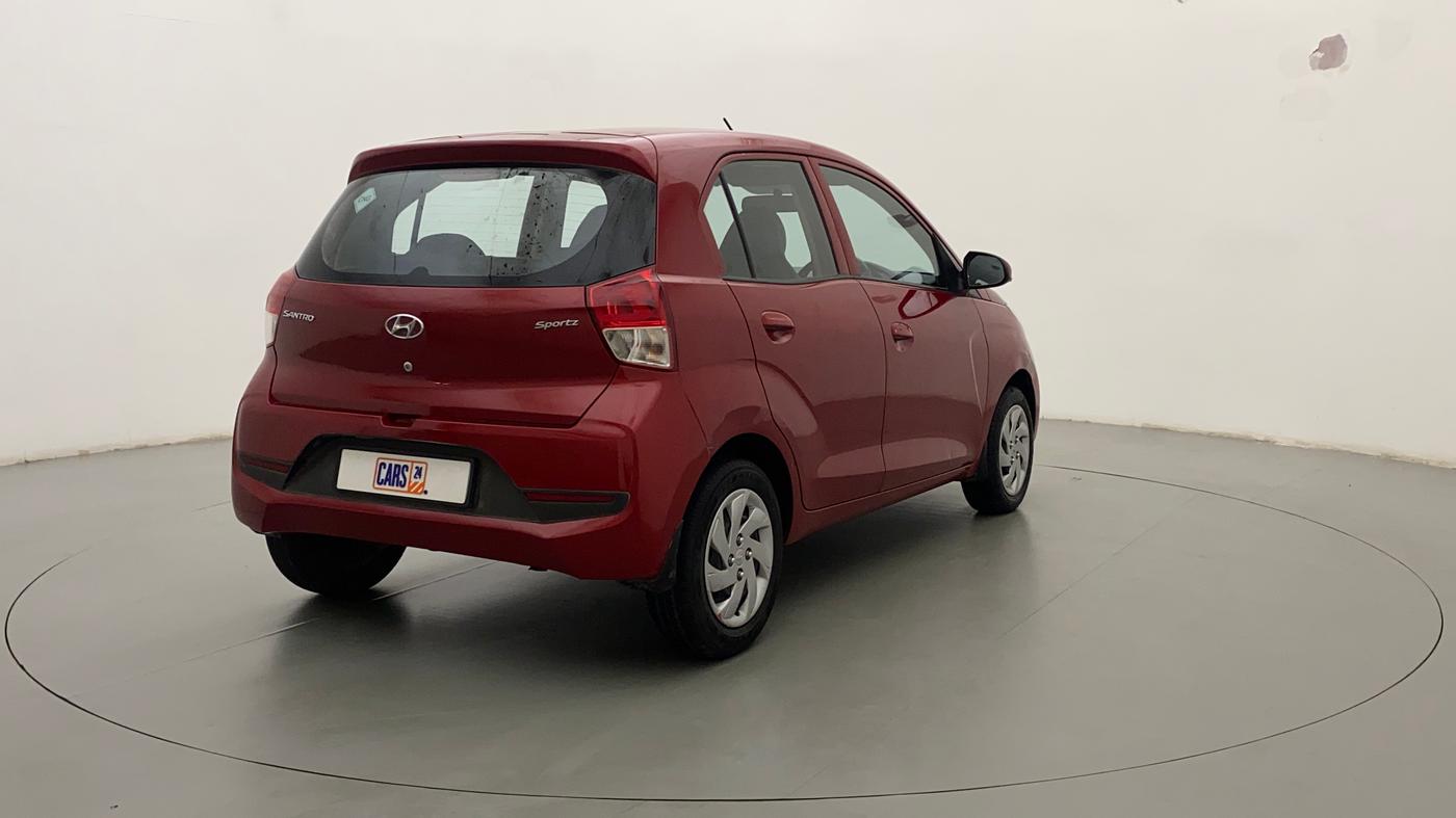 2018 Hyundai NEW SANTRO SPORTZ CNG, CNG, Manual, 49,258 km, Right Back Diagonal