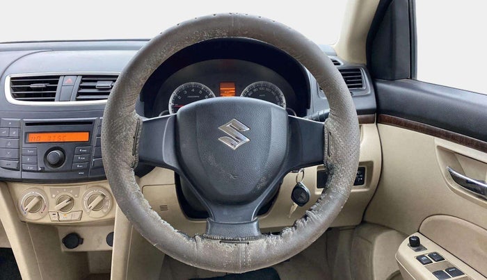 2013 Maruti Swift Dzire VXI, Petrol, Manual, 1,11,502 km, Steering Wheel Close Up