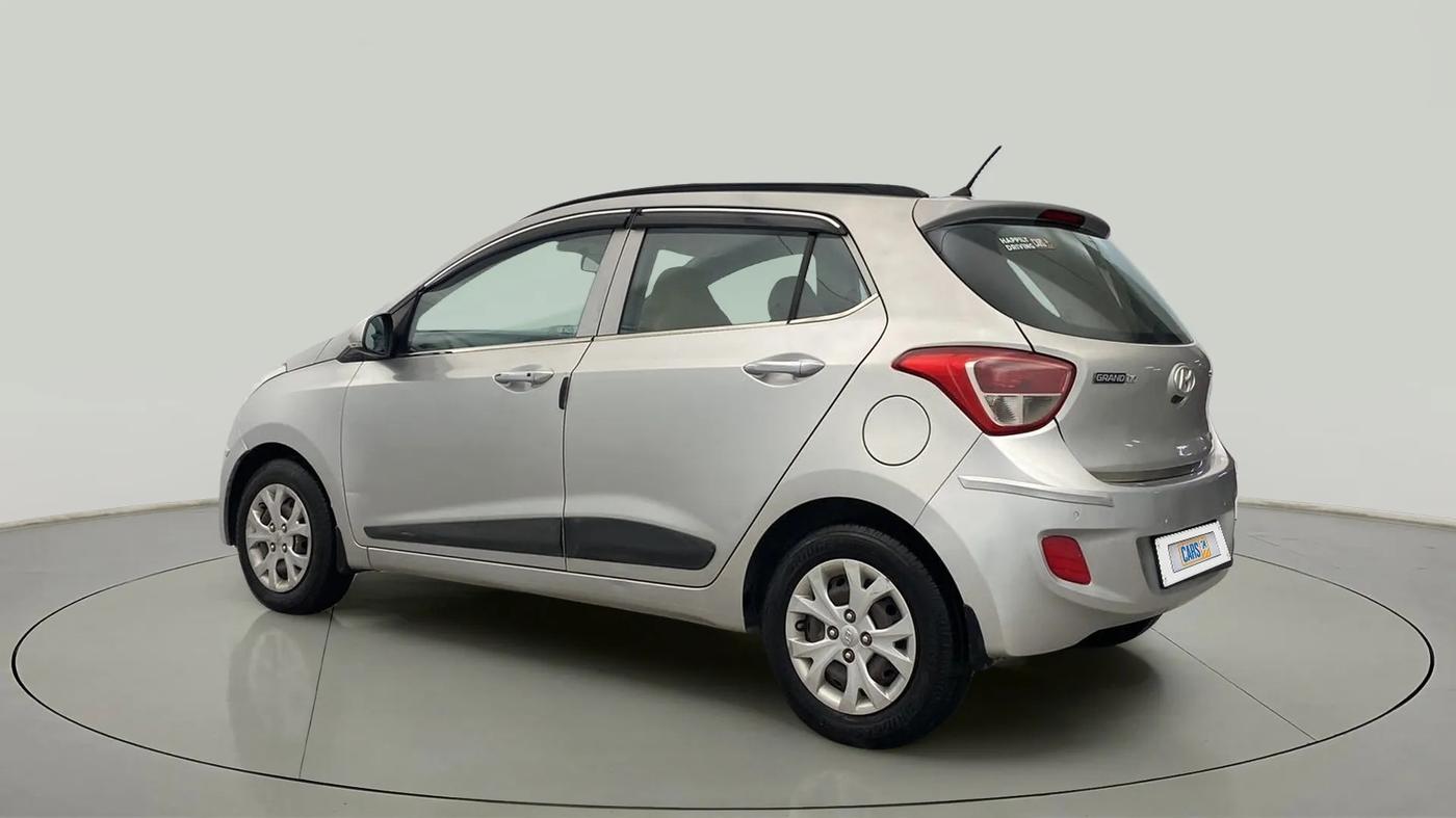 2014 Hyundai Grand i10 SPORTZ 1.2 KAPPA VTVT, Petrol, Manual, 50,044 km, Left Back Diagonal