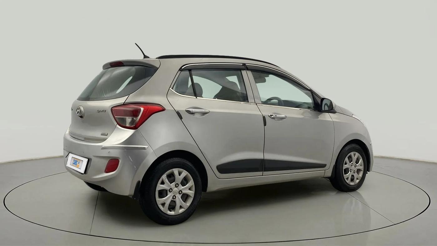 2014 Hyundai Grand i10 SPORTZ 1.2 KAPPA VTVT, Petrol, Manual, 50,044 km, Right Back Diagonal