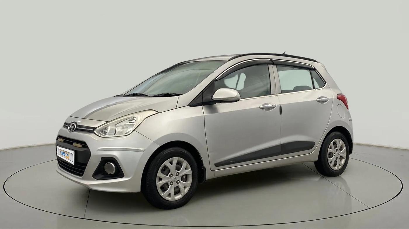 2014 Hyundai Grand i10 SPORTZ 1.2 KAPPA VTVT, Petrol, Manual, 50,044 km, Left Front Diagonal