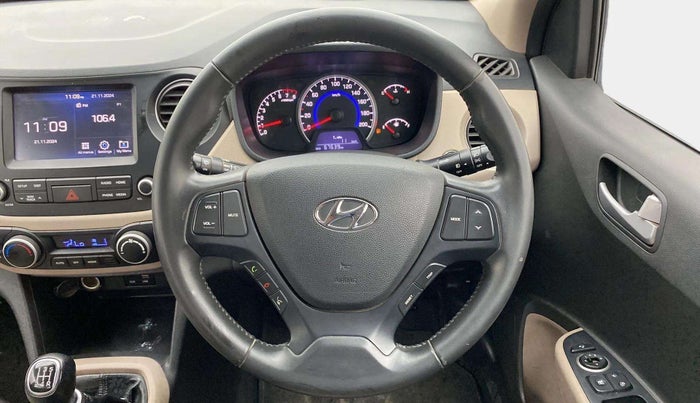 2018 Hyundai Grand i10 ASTA 1.2 KAPPA VTVT, Petrol, Manual, 67,611 km, Steering Wheel Close Up