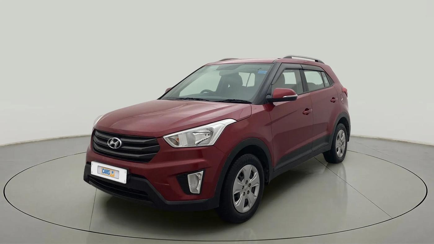 2018 Hyundai Creta E PLUS 1.6 PETROL, Petrol, Manual, 34,711 km, Left Front Diagonal
