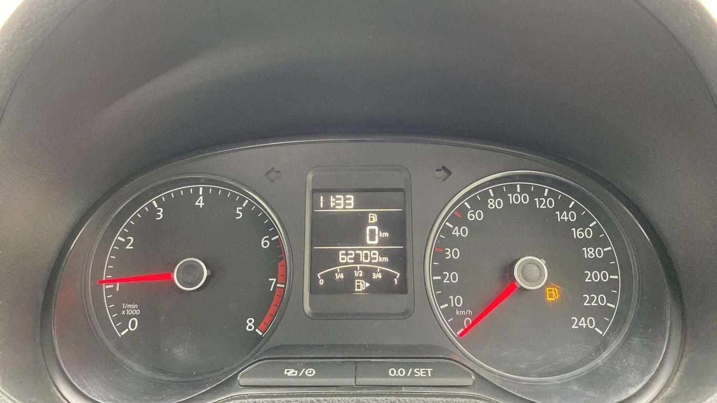 2018 Volkswagen Polo COMFORTLINE 1.0L MPI, Petrol, Manual, 62,674 km, Odometer Image