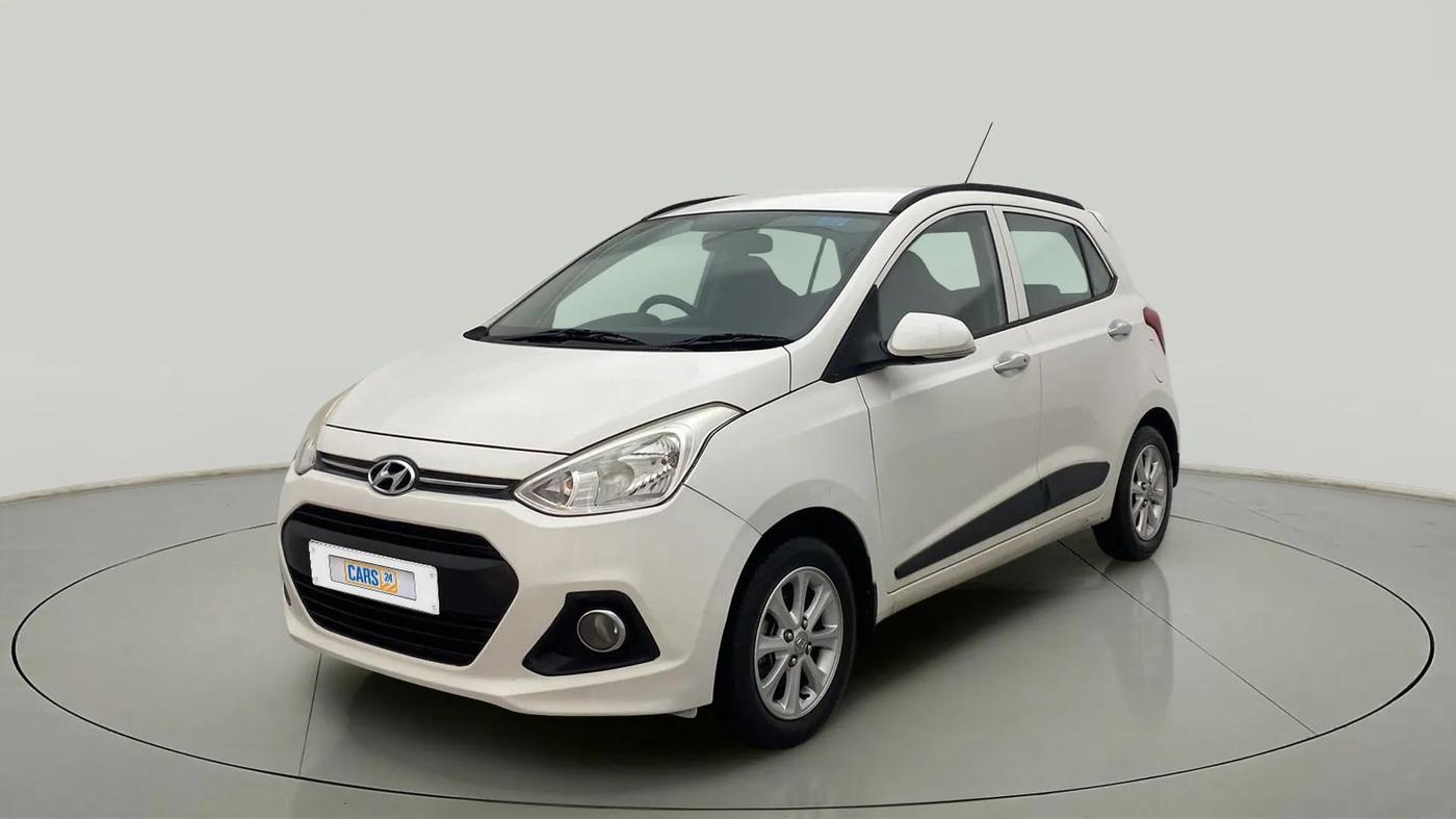 2015 Hyundai Grand i10 ASTA 1.2 KAPPA VTVT, Petrol, Manual, 71,853 km, Left Front Diagonal