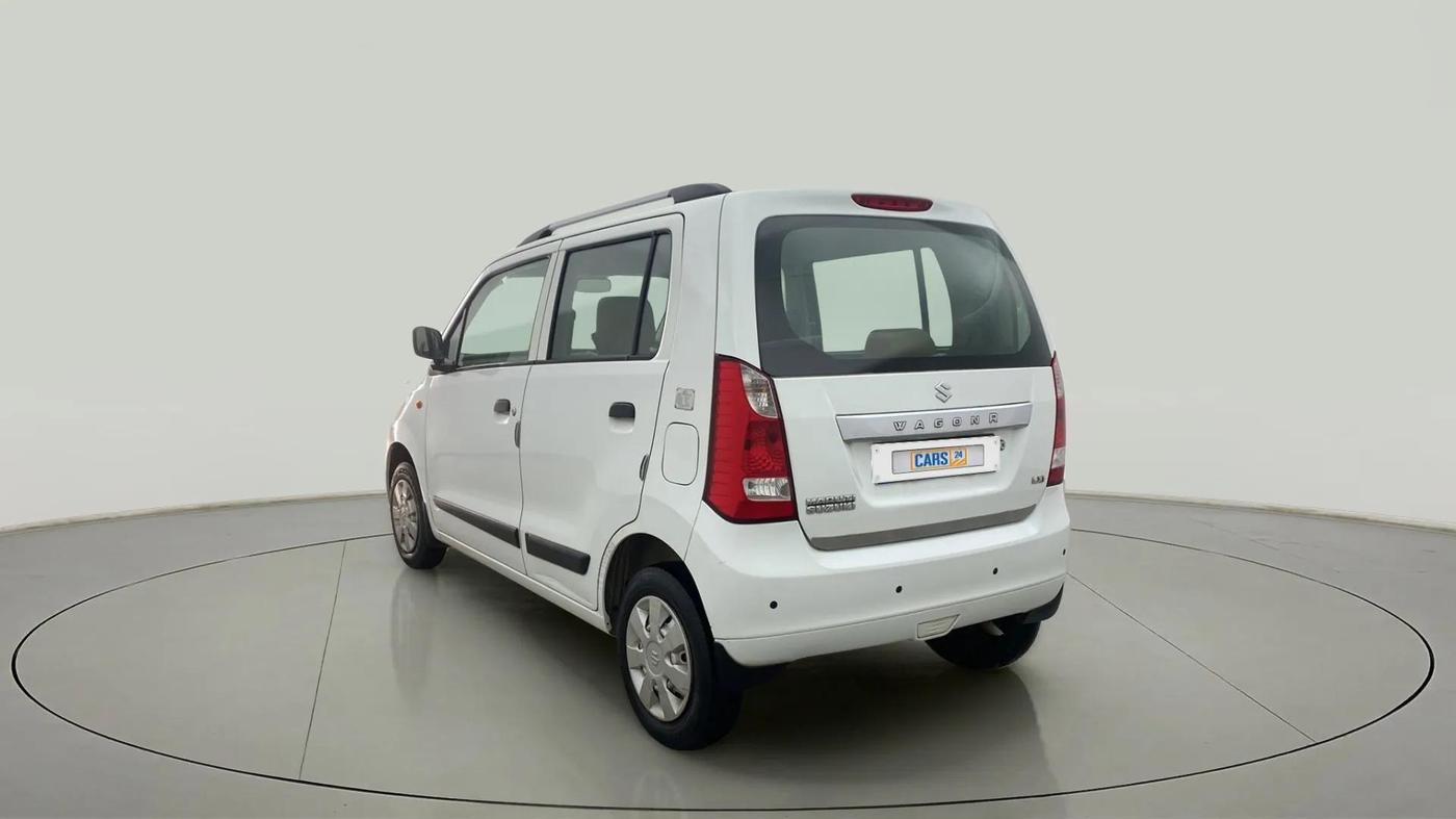 2014 Maruti Wagon R 1.0 LXI CNG, CNG, Manual, 1,07,630 km, Left Back Diagonal