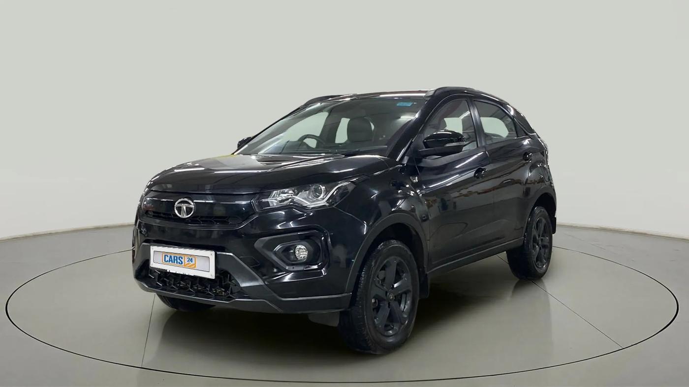 2023 Tata NEXON  XZ Plus LUX Dark Edition, Petrol, Manual, 7,761 km, Left Front Diagonal