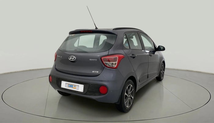 2017 Hyundai Grand i10 SPORTZ (O) AT 1.2 KAPPA VTVT, Petrol, Automatic, 78,860 km, Right Back Diagonal