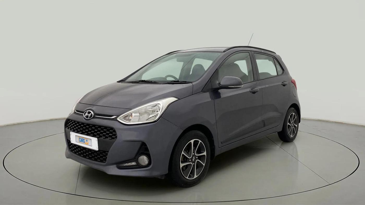 2017 Hyundai Grand i10 SPORTZ (O) AT 1.2 KAPPA VTVT, Petrol, Automatic, 78,860 km, Left Front Diagonal