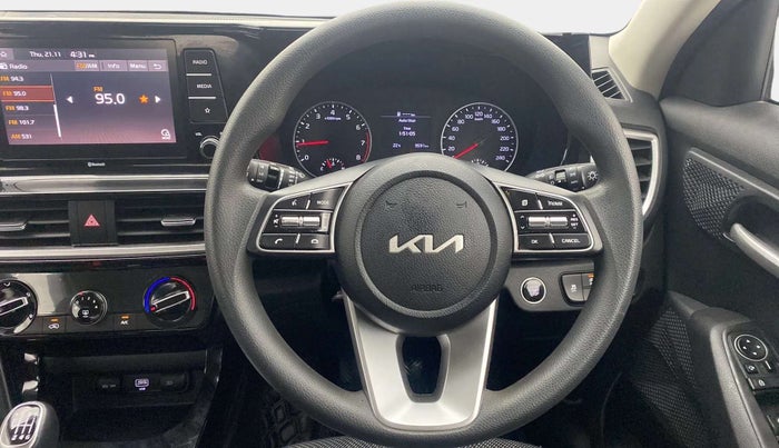 2023 KIA SELTOS  HTK PLUS 1.5 PETROL MT, Petrol, Manual, 9,591 km, Steering Wheel Close Up