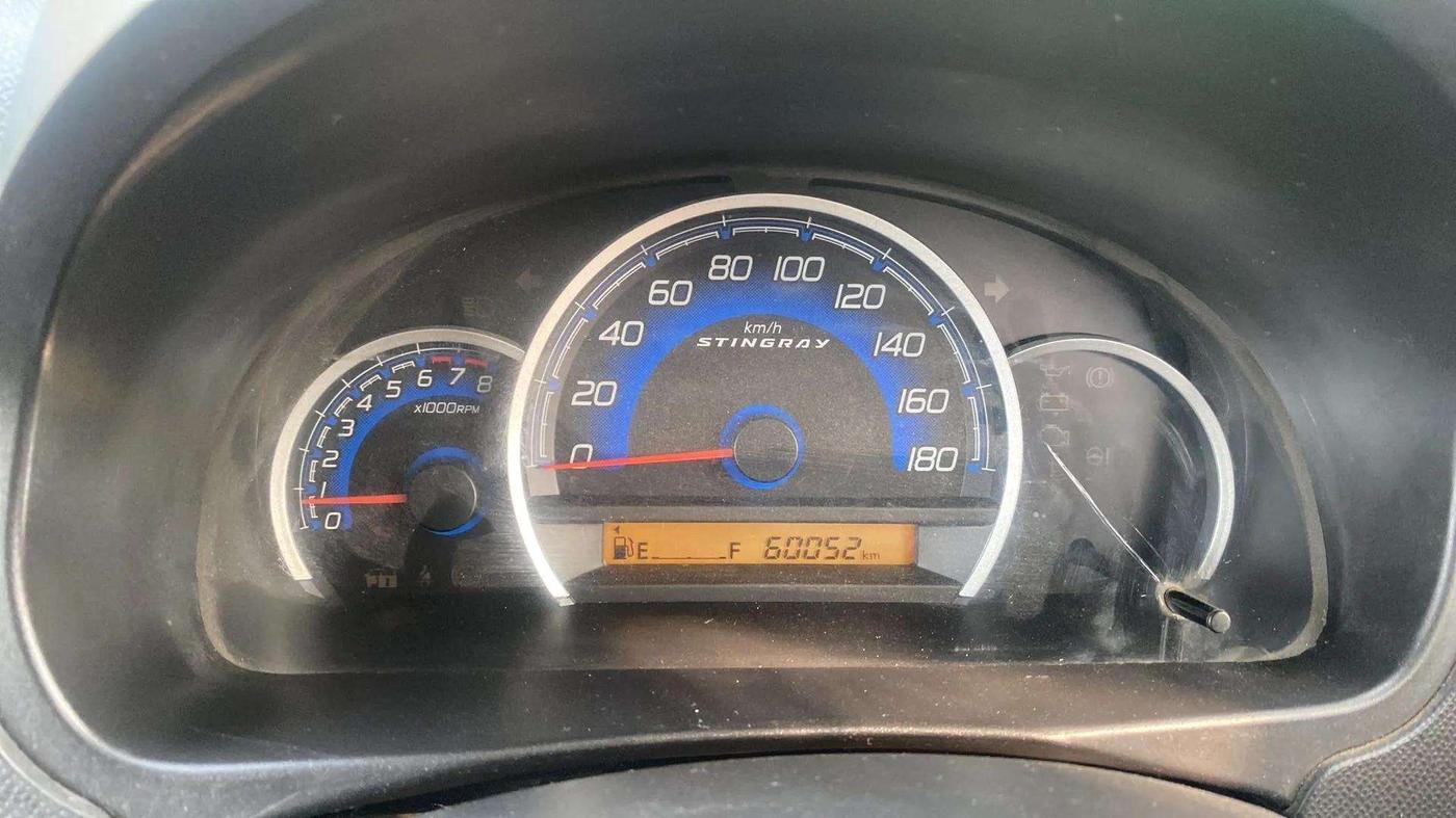 2014 Maruti Wagon R Stingray VXI, Petrol, Manual, 60,059 km, Odometer Image