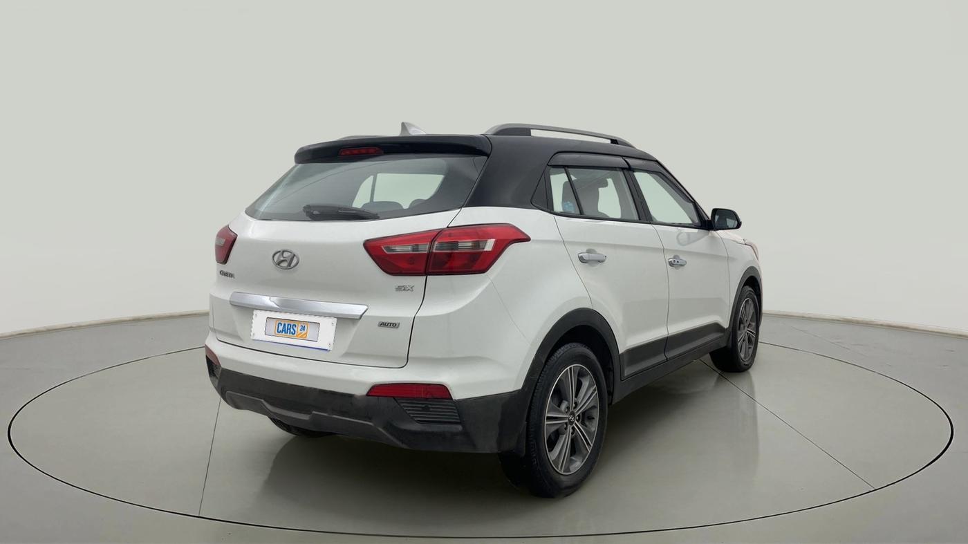 2017 Hyundai Creta SX PLUS AT 1.6 PETROL, Petrol, Automatic, 31,002 km, Right Back Diagonal