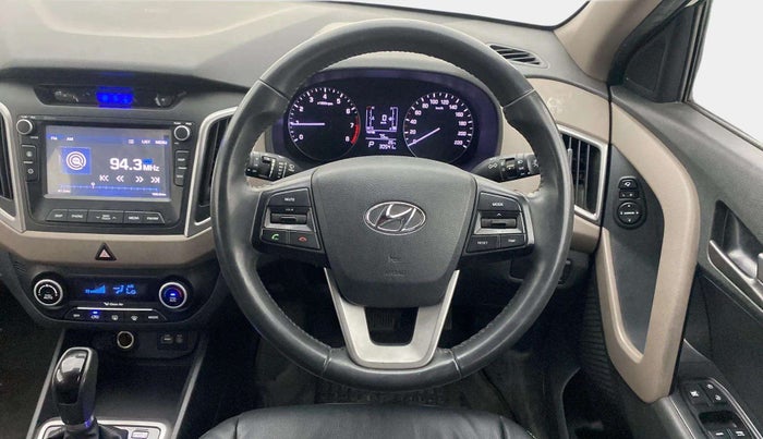 2017 Hyundai Creta SX PLUS AT 1.6 PETROL, Petrol, Automatic, 31,002 km, Steering Wheel Close Up