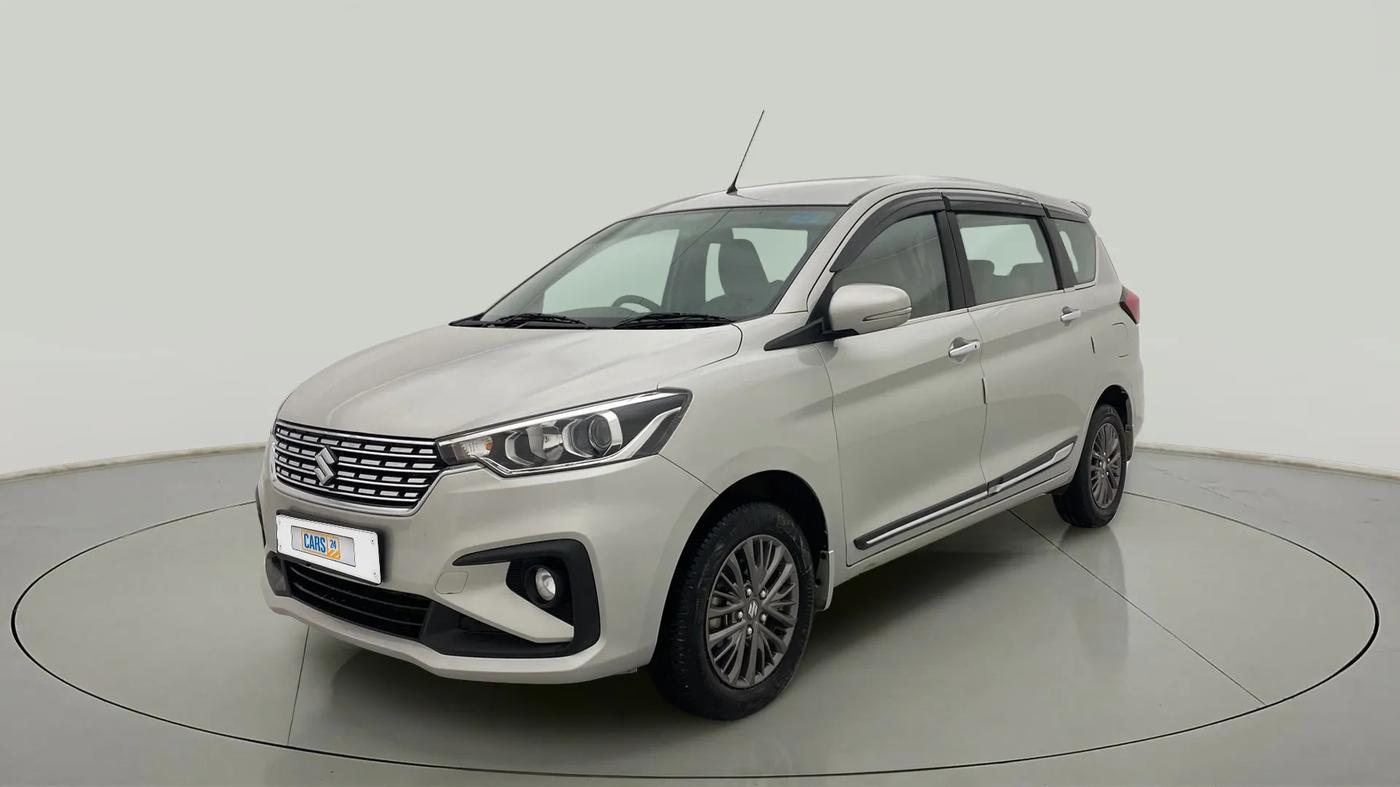 2020 Maruti Ertiga ZXI+ SHVS, Petrol, Manual, 39,738 km, Left Front Diagonal