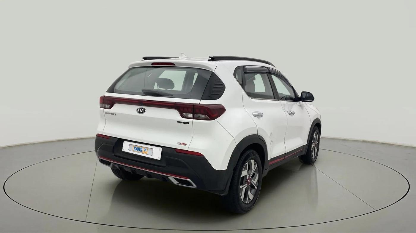 2020 KIA SONET GTX PLUS 1.0 DCT, Petrol, Automatic, 50,693 km, Right Back Diagonal